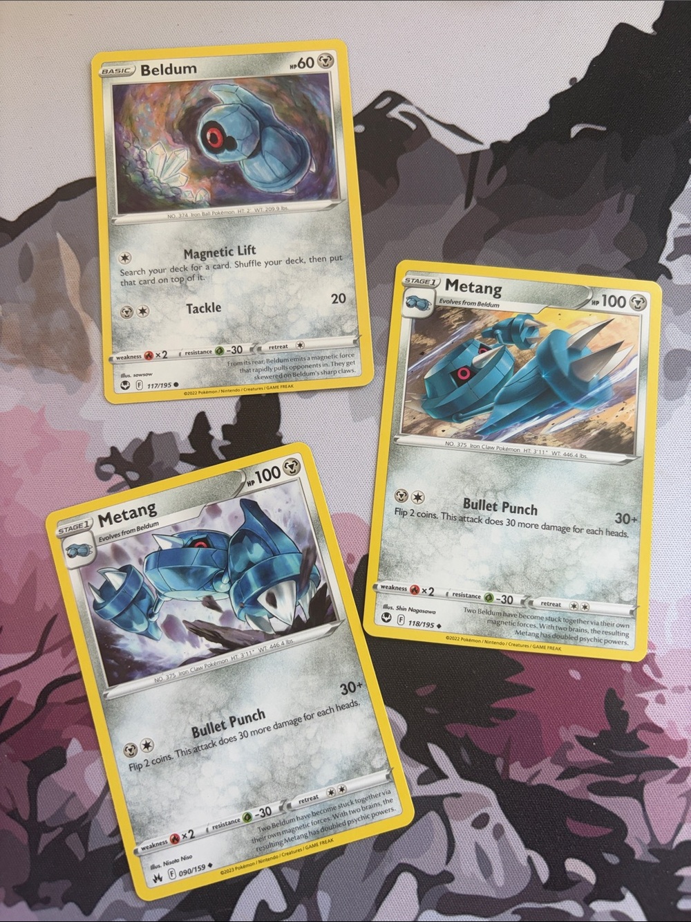 Beldum & Metang Evolution Lot | 3 Pokémon Cards | ✨5/$25✨